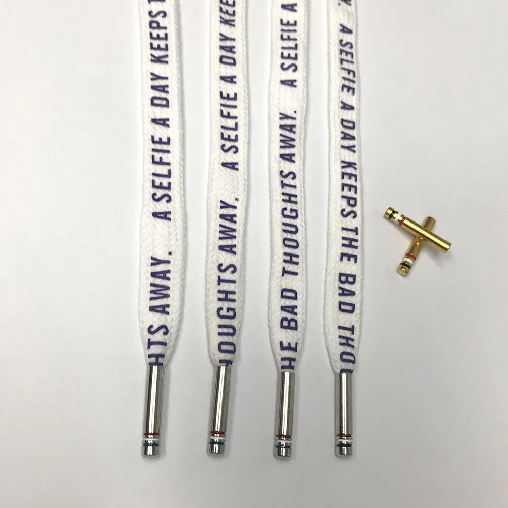 Wholesale bulk printed drawstring cords for hoodie draw strings