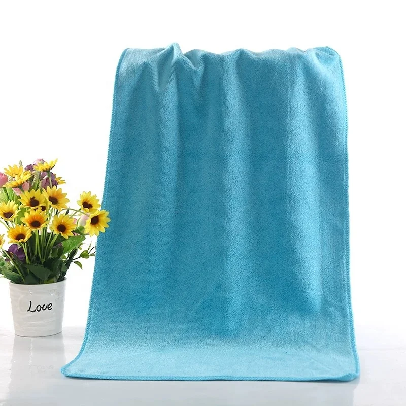 Wholesale 80 polyester 20 polyamide microfiber towel sports custom fitness gym microfibre towel/towel fabric