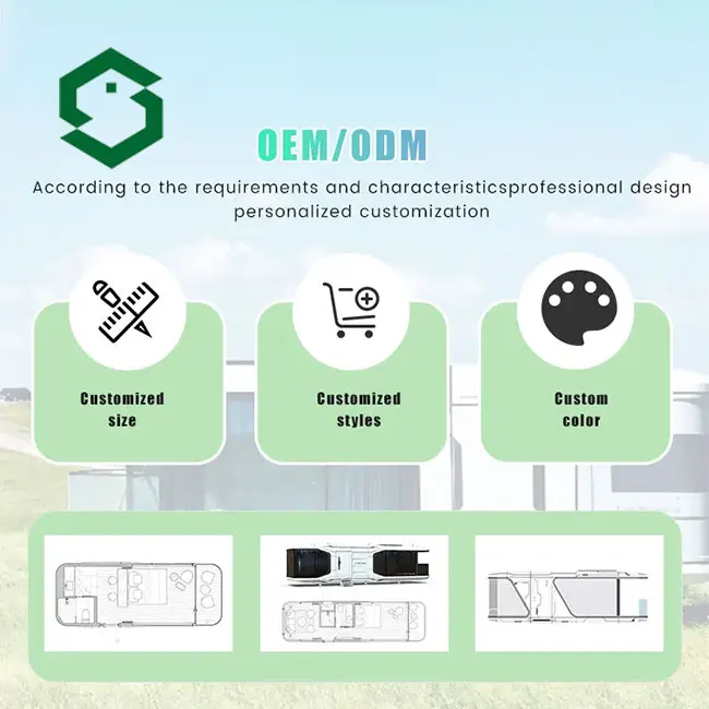 Outdoor Camping Luxury Hotel Modern V3 Space Capsule House Mobile Home