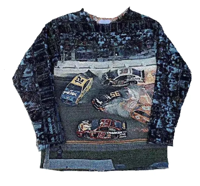  Hot sale custom tapestry crew necks all plus sizes shirt pullover