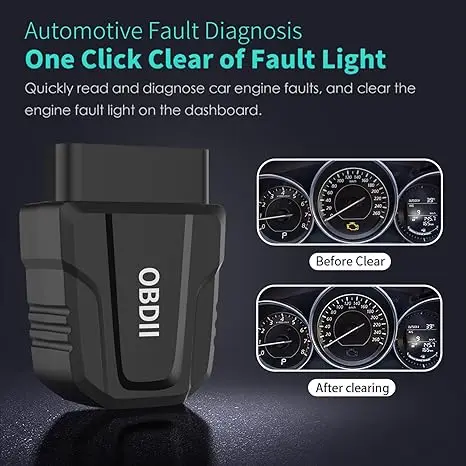OBD2 сканер Bluetooth 5 4 автомобильный диагностический инструмент считыватель автомобильных кодов для iOS и Android беспроводной