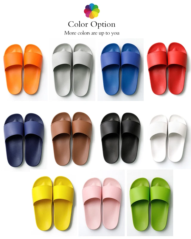wholesale black slippers customized printed for sleepers chappal slipper oem pvc luxury slides mens slider men