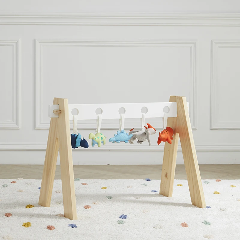 Asweets Wooden Toys baby rattles with Hanging Rattles without Play Mat  Baby Gym Baby Activity Gym