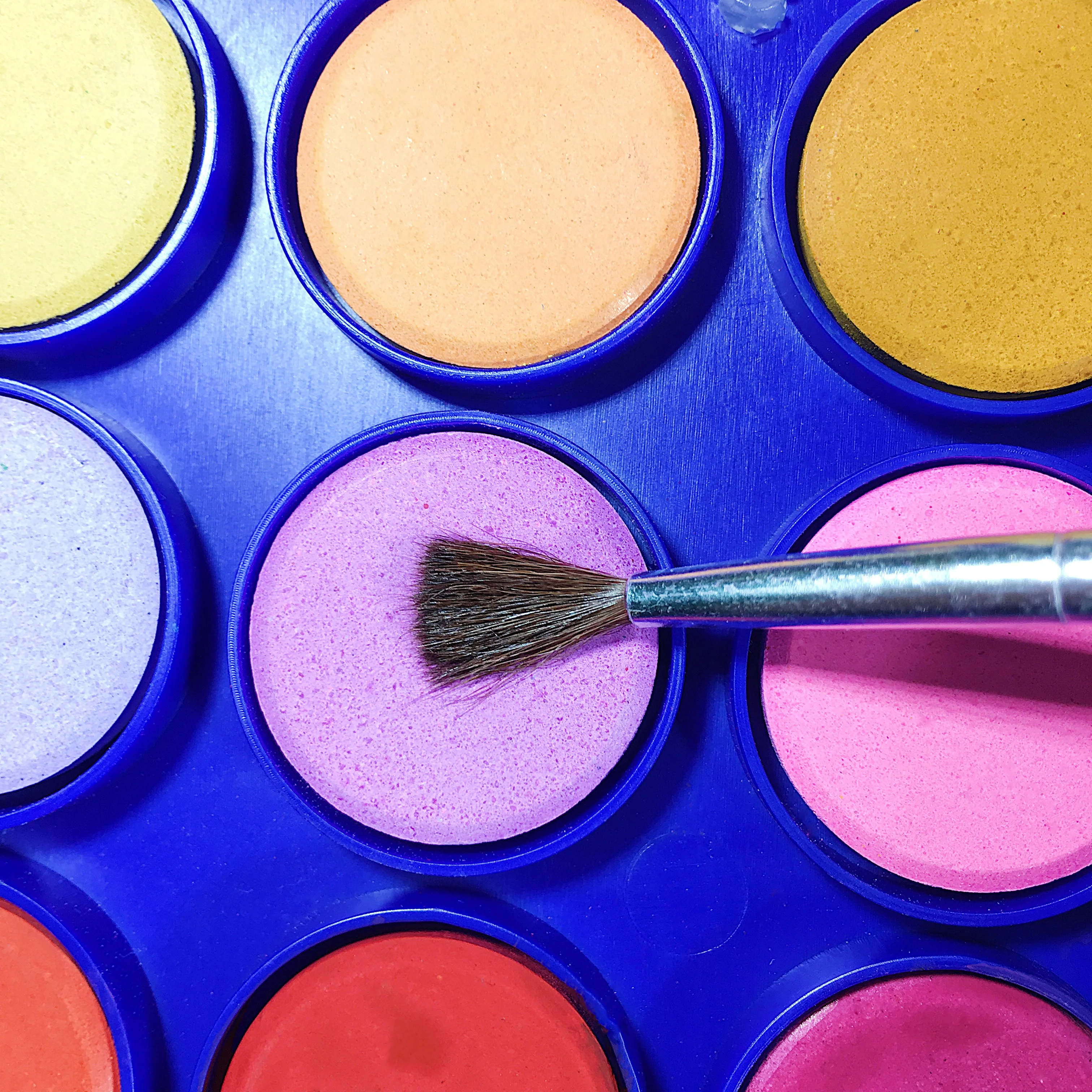 Free sample 36colours paint set kids cake water color painting pigment art supplies for wholesale