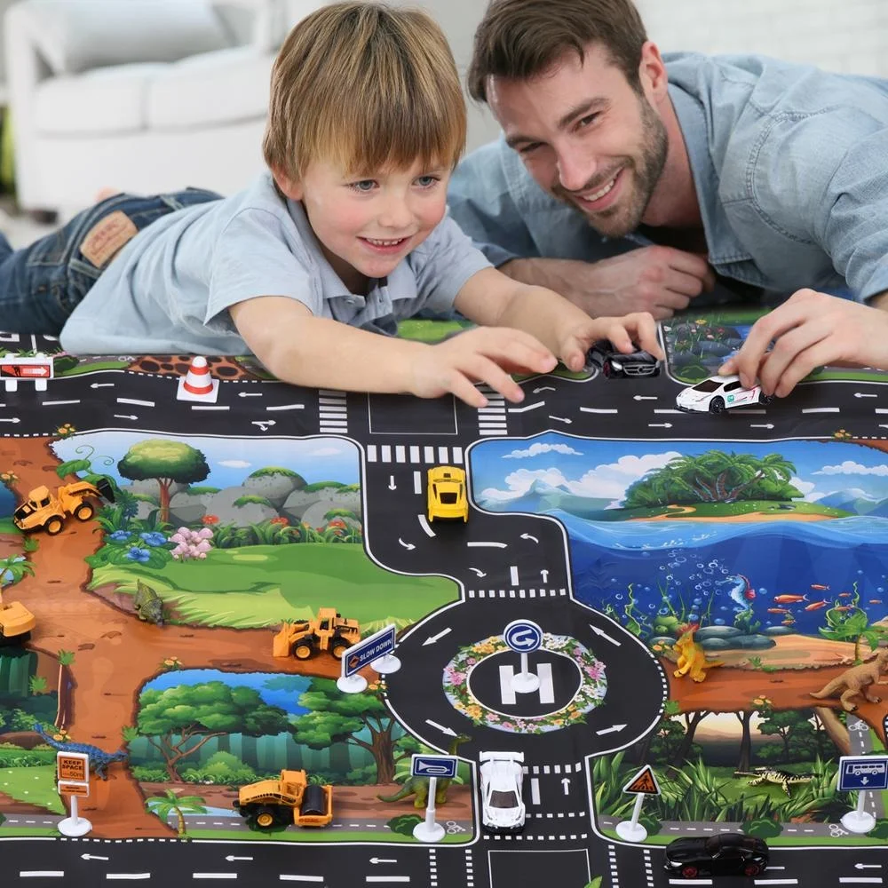 
New Design Children Educational Toys Joyjoz 12 Dinosaur Toys Car Small Die Cast Toy Cars Set for Kids 