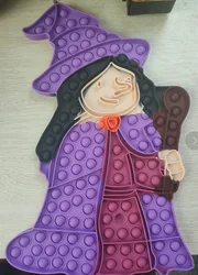 Hot Halloween Witch Shape Decompression Silicone Fingertip Toy Relive Stress Toy