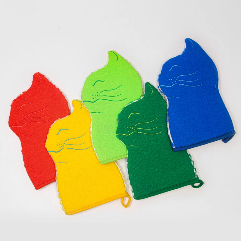 Bathing Gloves Shower Mitts Eco Friendly Body Cleaning
