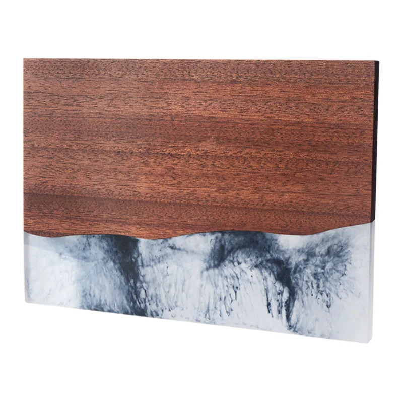 New arrival custom epoxy resin river wood cutting board wood cheese serving board for food