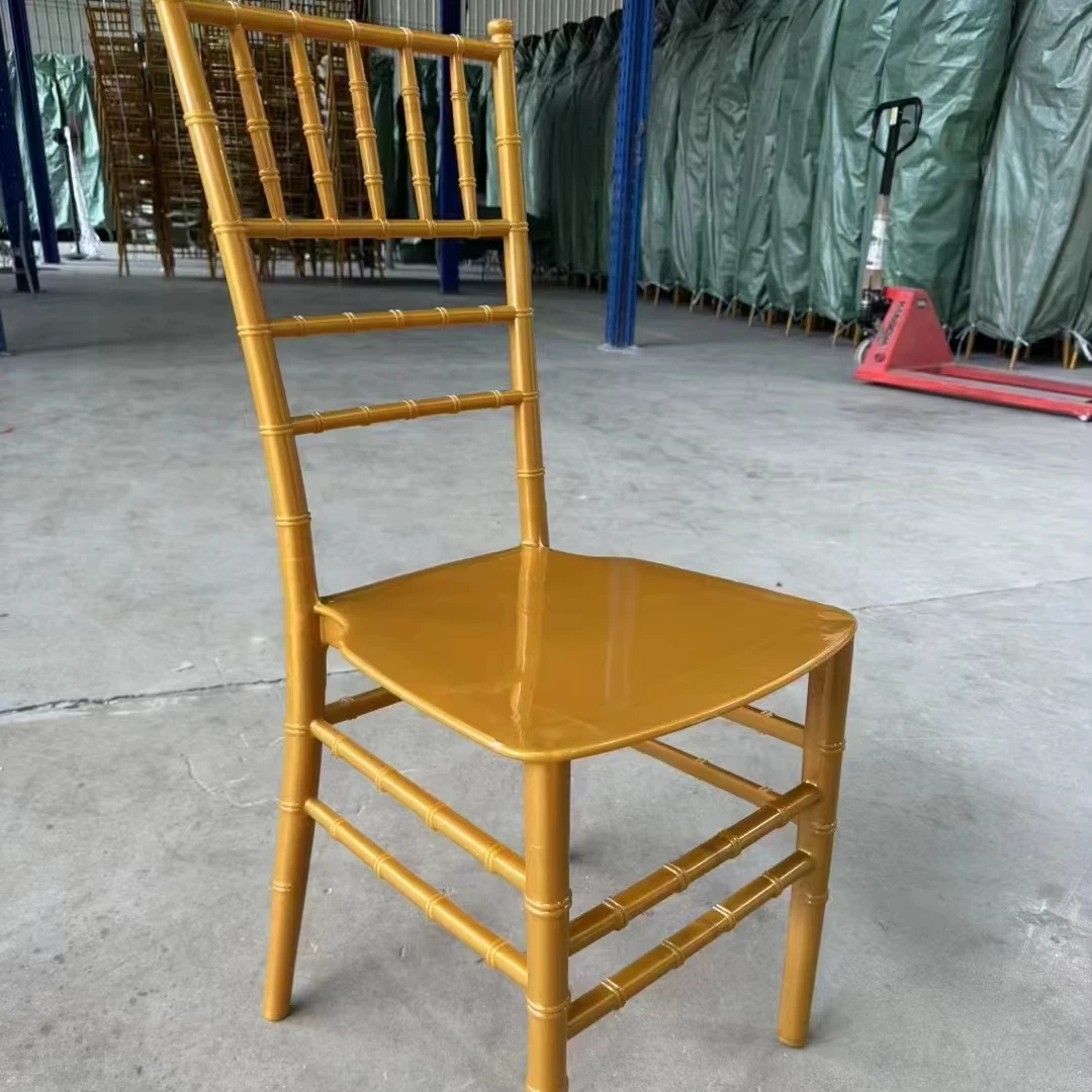 tiffany chair Outdoor Garden Wedding Banquet Hotel Restaurant Party White Plastic Dining Chairs for Event party wedding