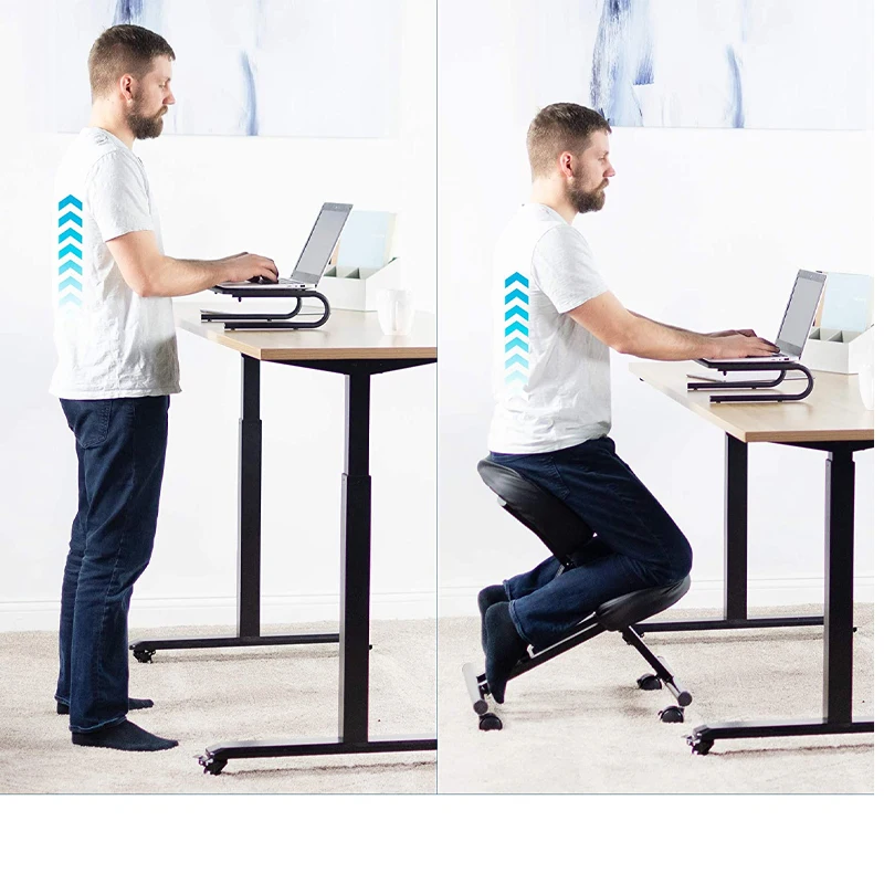 Ergonomic Kneeling Chair for Home and Office Improve Thick Comfortable Cushions