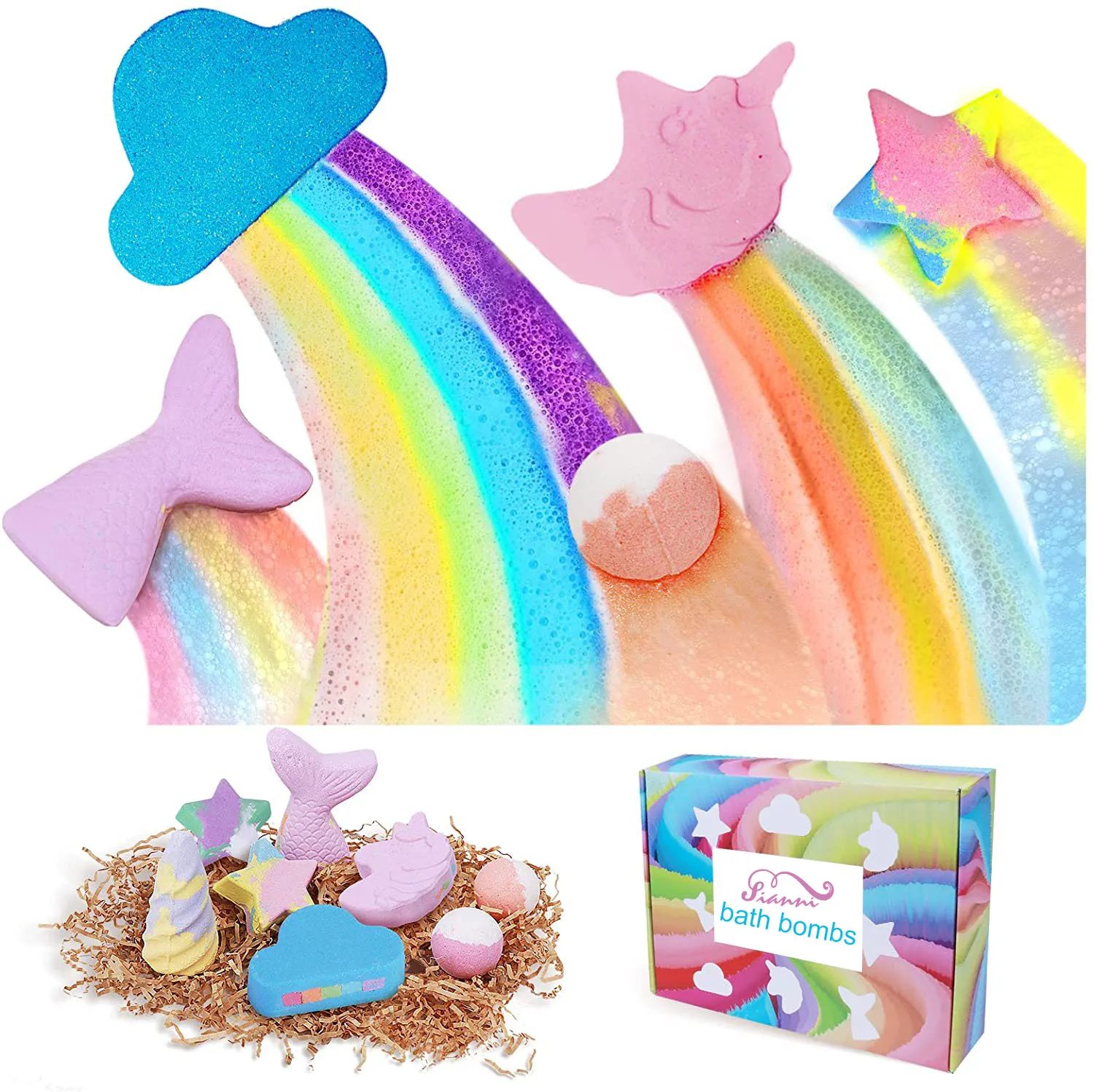 2021 new arrival bath bomb kit minecraft torch Fizzer christmas bath bombs Crumble