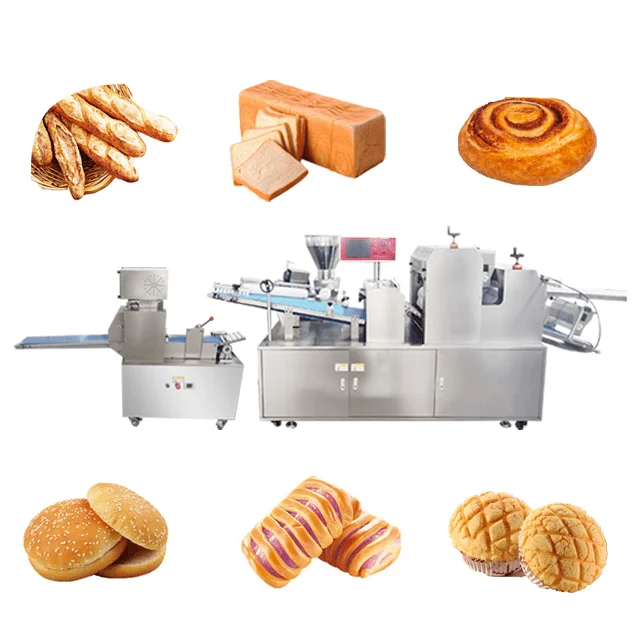 Automatic high quality hotdog bread steamed bread french bread making machine
