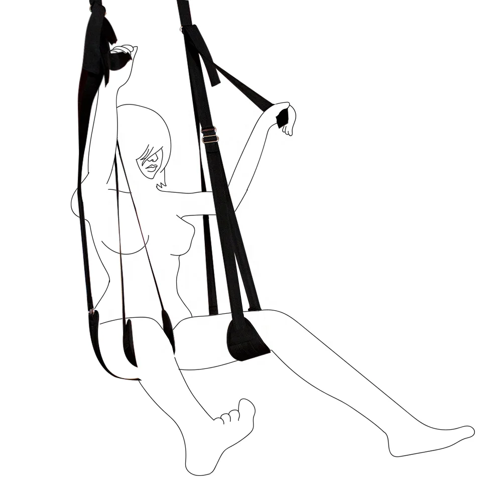 Erotic Toys Sex Adult Hanging Door Sexy Sexual Products Plush Bondage Swing Strap Sex Toy for Couples BDSM