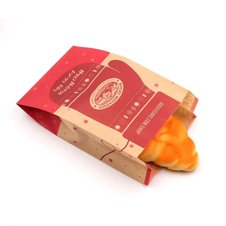 HOT selling food grade reusable cracker packaging paper bag