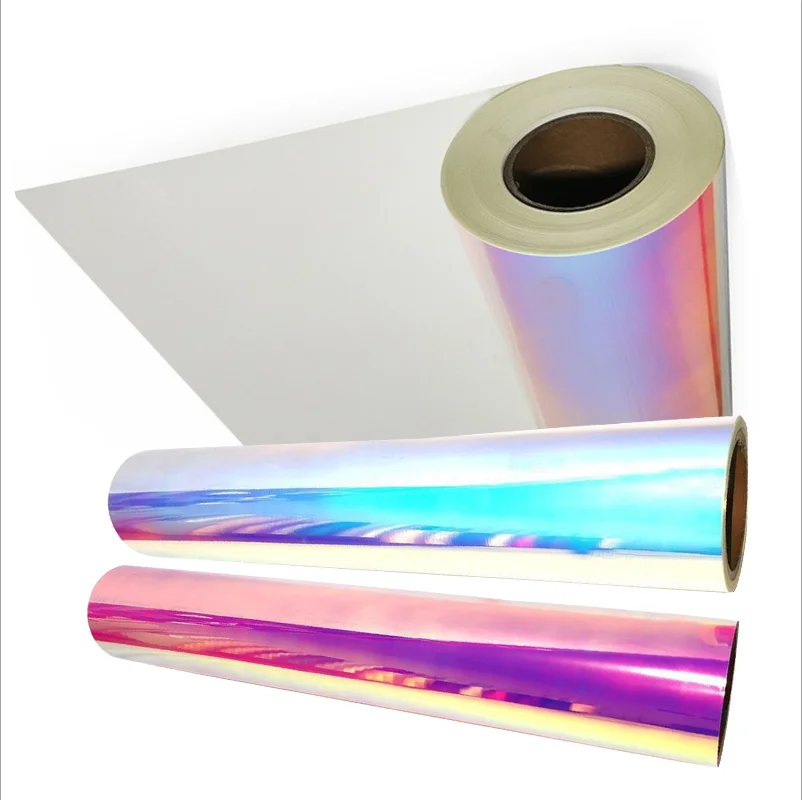 super bright gradient luminous glow in the dark rainbow printing self-adhesive lettering film fluorescence vinyl for car sticker