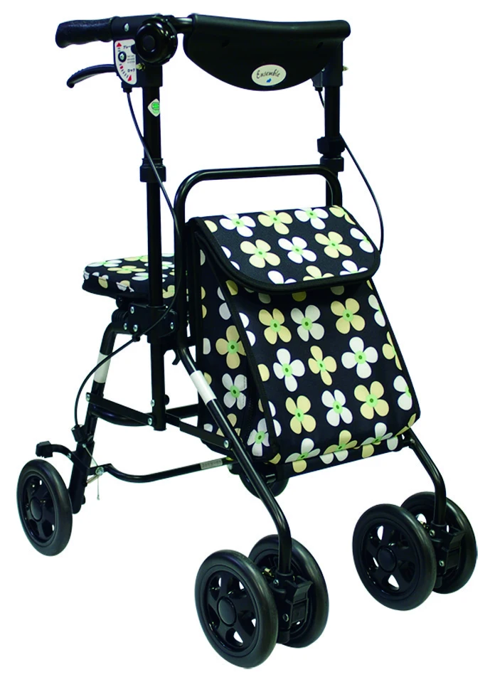 Japanese cheap supermarket lightweight shopping trolley with chair