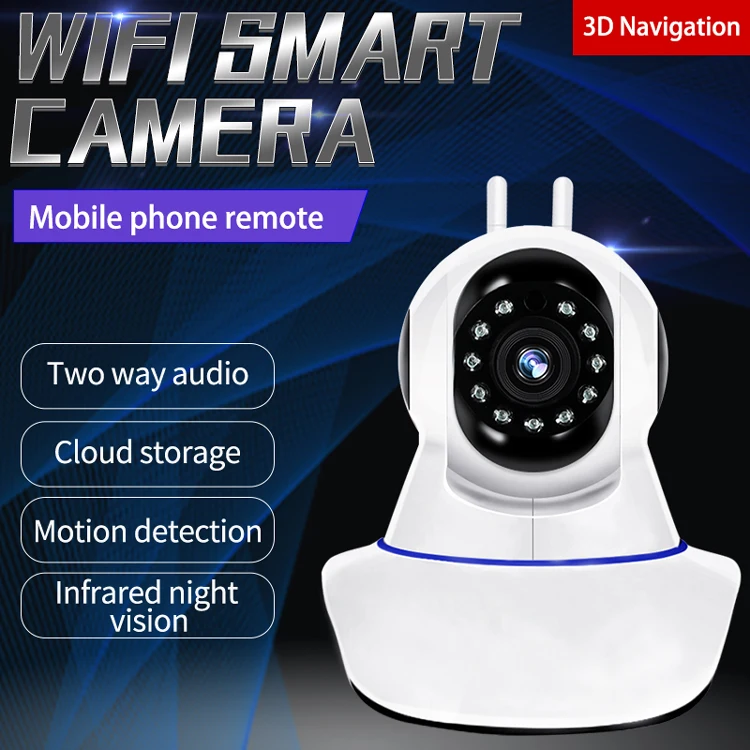 
motion detecting alarm intercom calls wireless ip camera 360 degrees hd video conferencing camera 