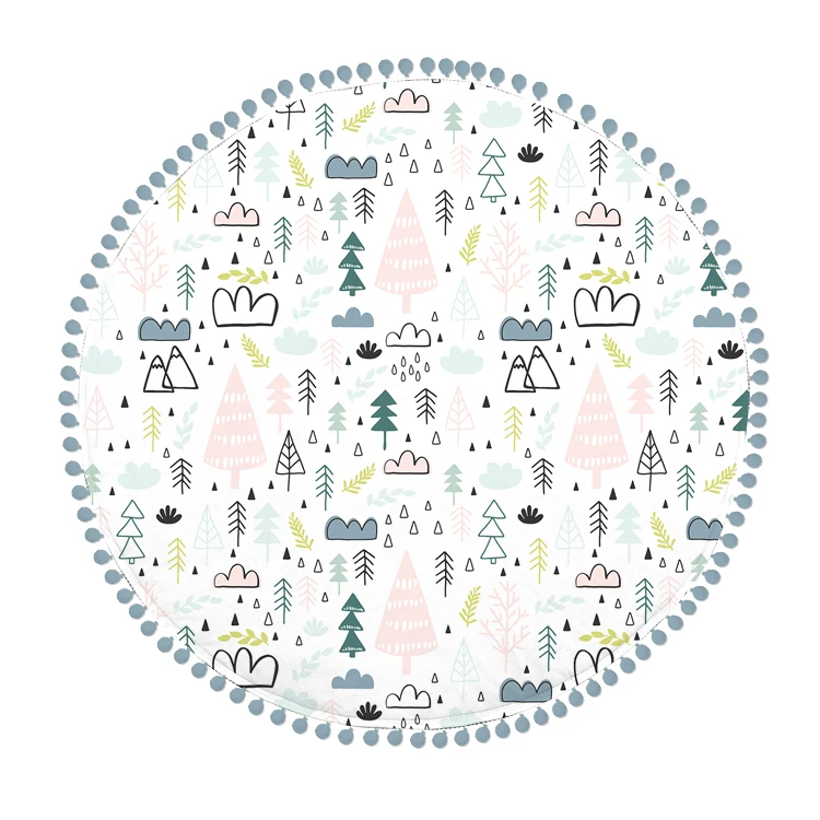 12 модных дизайнов моющийся комфортный игровой коврик для детей