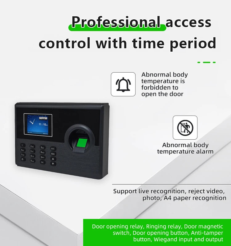 Free API Attendance System Software Staff Wireless Fingerprint Time Attendance Machine