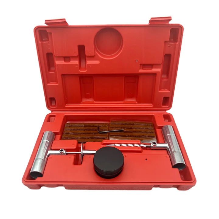 Car Tire Repair Tool Kit Studding Tool Set Auto Bike Tubeless Tire Tyre Puncture Plug Kit