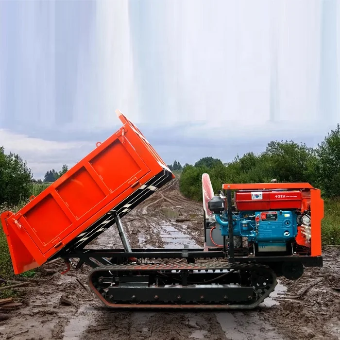 2 Ton 2.5 Ton 3 Ton Mini Palm Farm Transporter Crawler Carrier With Factory Price