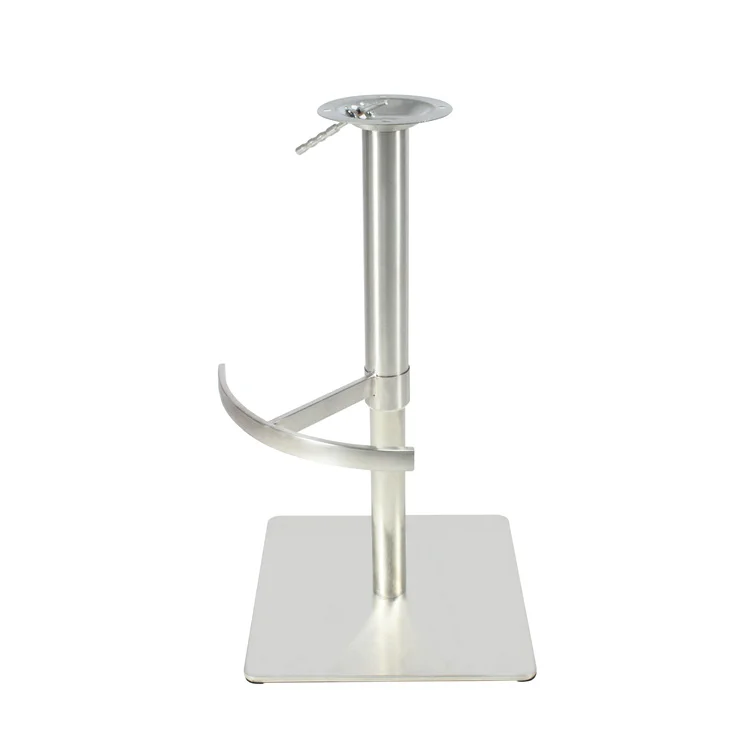 Chair Base Legs Chrome Base Soft Cushion High Bar Stool Chairs Base High Durability Stainless Steel Modern Customizable Support