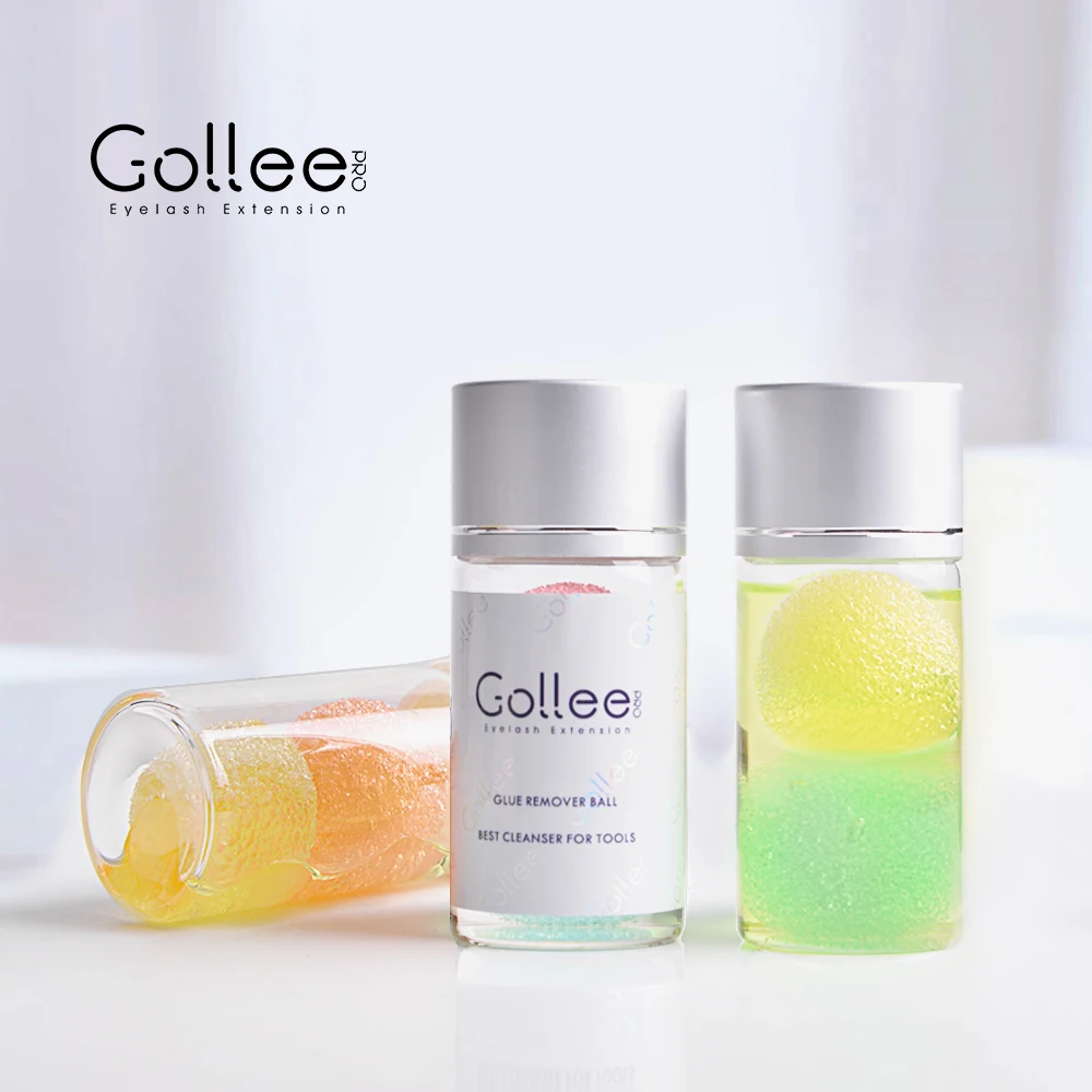 Gollee эффективно ресниц аксессуары на ресниц Пинцет для удаления клея мяч клей для ресниц жидкость для снятия