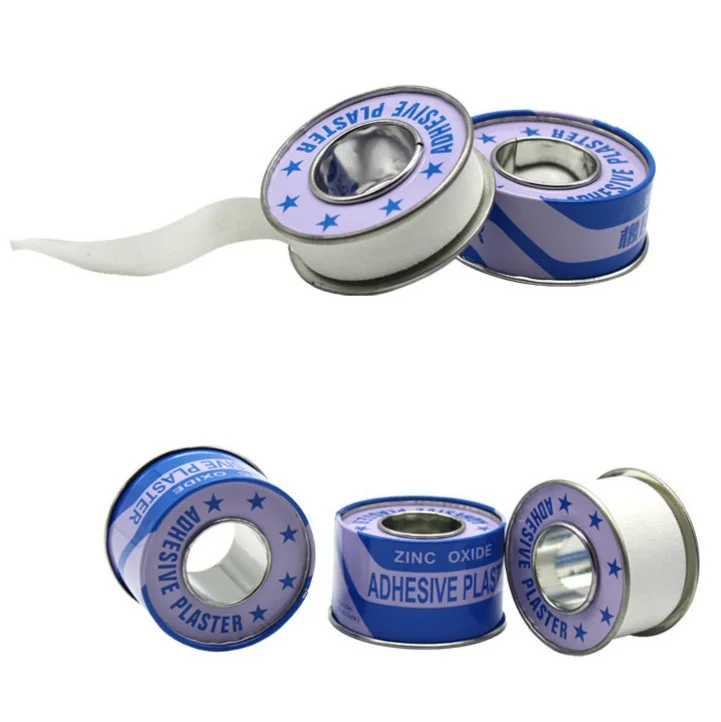 Tinplate Zinc Oxide  Surgical 002 Pure Cotton Adhesive Plaster Tapes