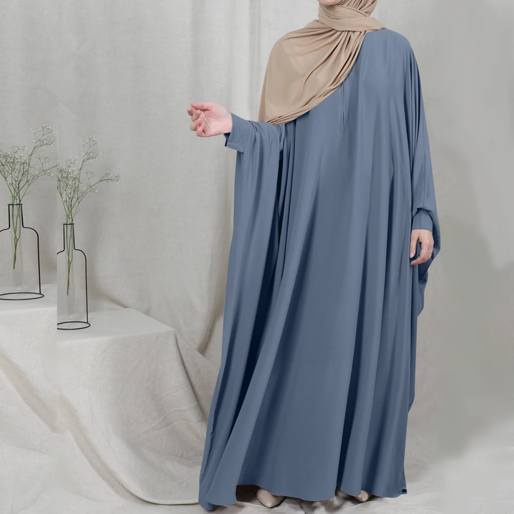Hot Selling Modest Dresses Abaya Dress Islamic Eid Muslim Women Long Sleeve Maxi Muslim Prayer Dress
