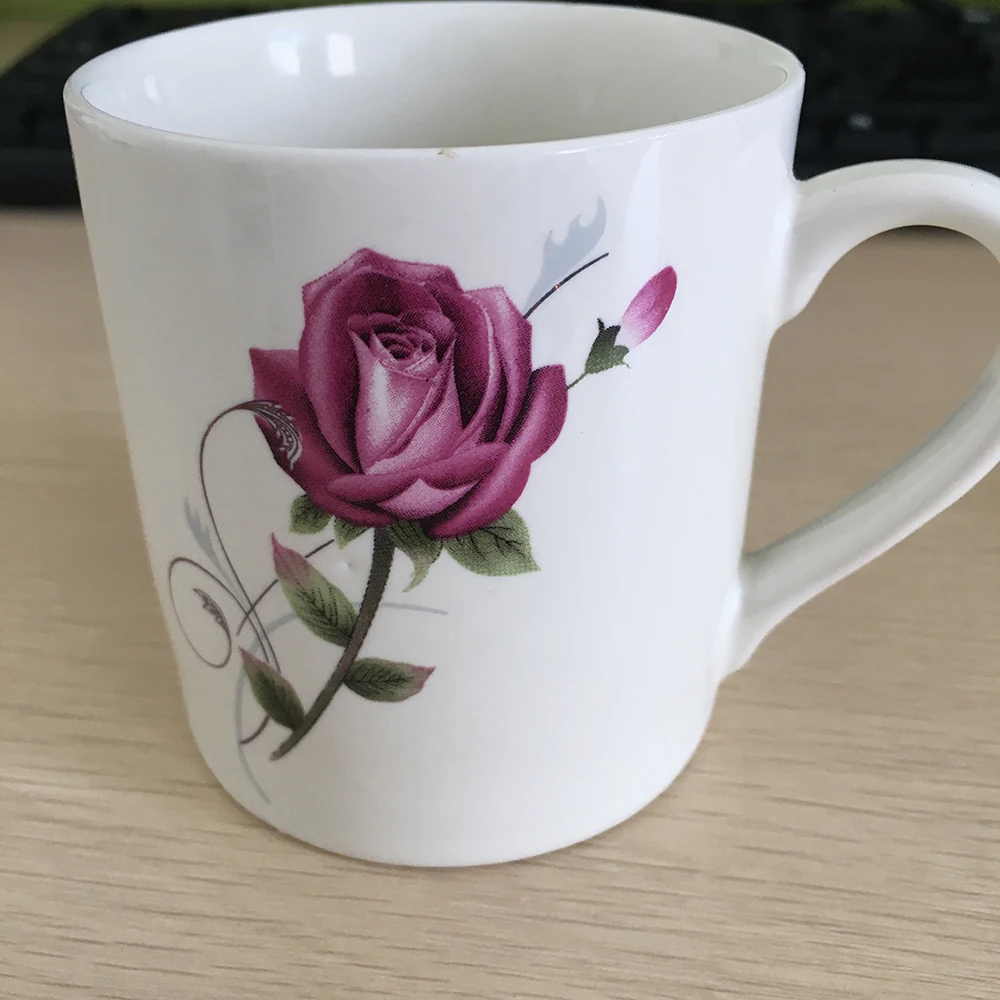 Eco-friendly Printing DIY Water Slide Peelable Decal Flower Pattern Water Transfer Paper Ceramic Decals for Porcelain