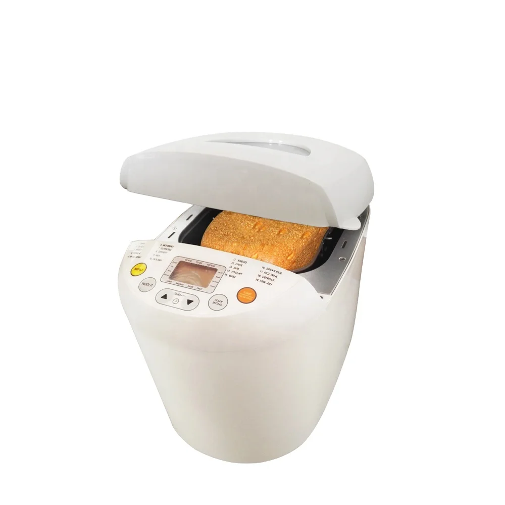 Multifunction High Efficient Intelligent Easy Cleaning Programmable Electric Bread Maker Machine With Smart Cooking Programs