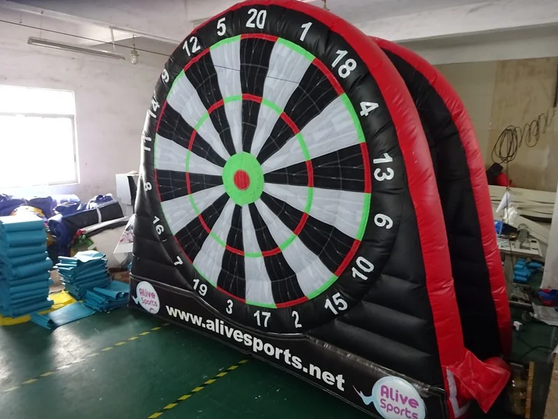 Team Building Sports Inflatable Soccer Darts Board Shooting Game Football Darts Score Board For Team Building