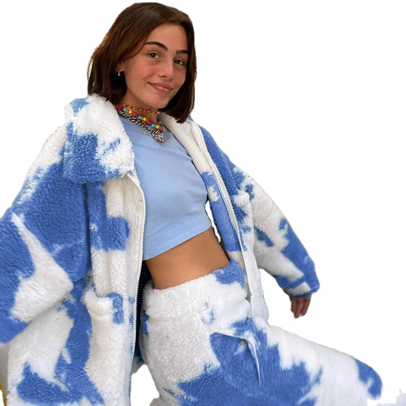 
2021 Hot sale Plus Size Fashion Print Winter Coat For Women 