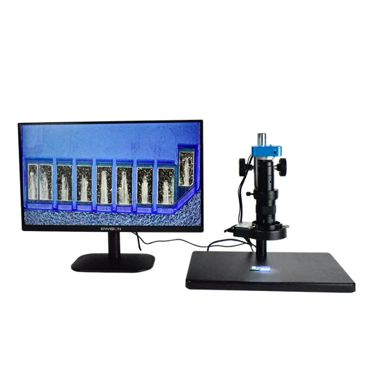 Zoom Video Microscope HD Precision Industrial Microscope Digital Inspection