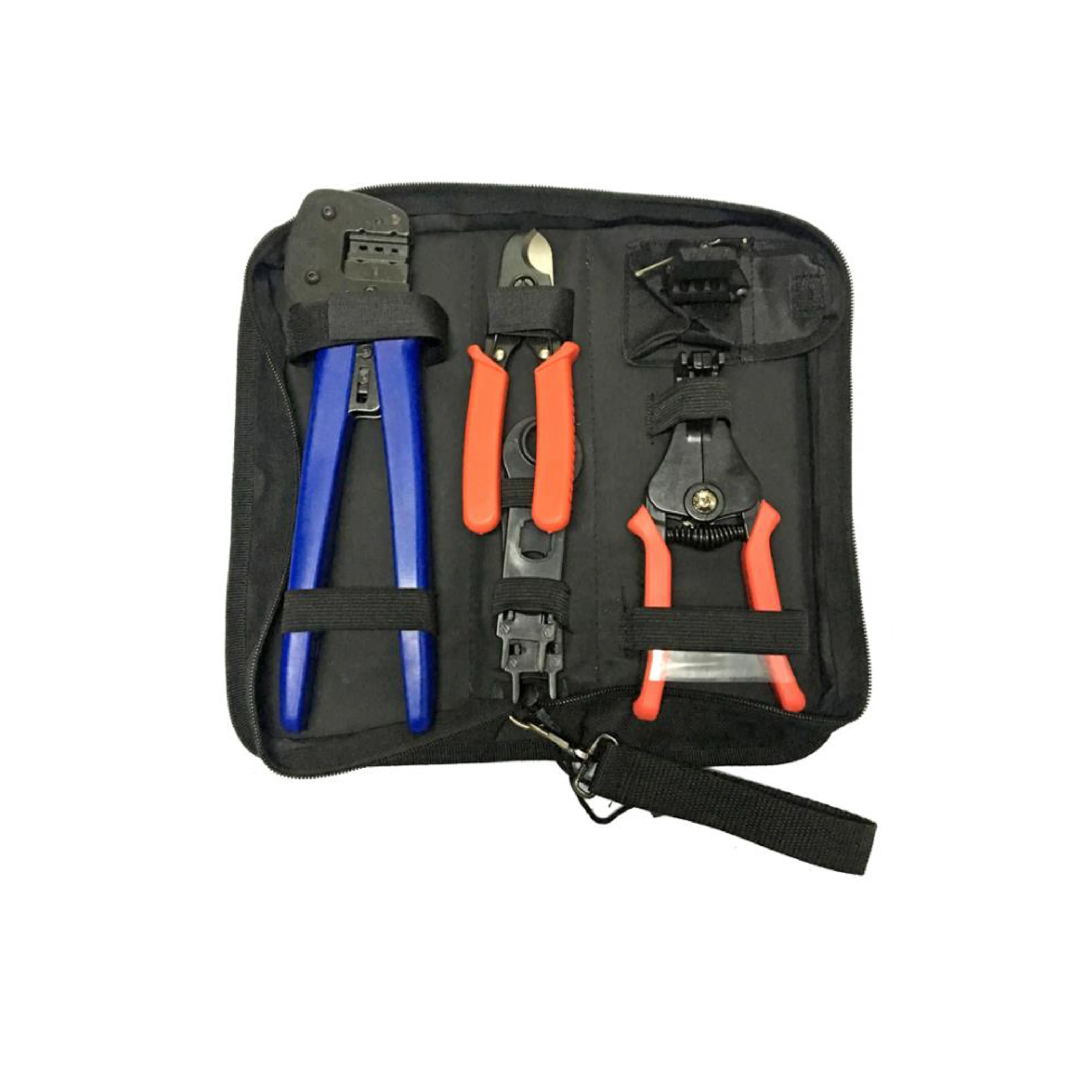 Qpower PV Hand Kit MC4 Set Screwdrivers Cutter Stripper Solar System Cable Lug Crimping Tool