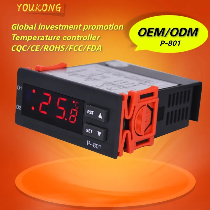 intelligent water temperature controller/ temperature controller P801 industrial chiller 24V