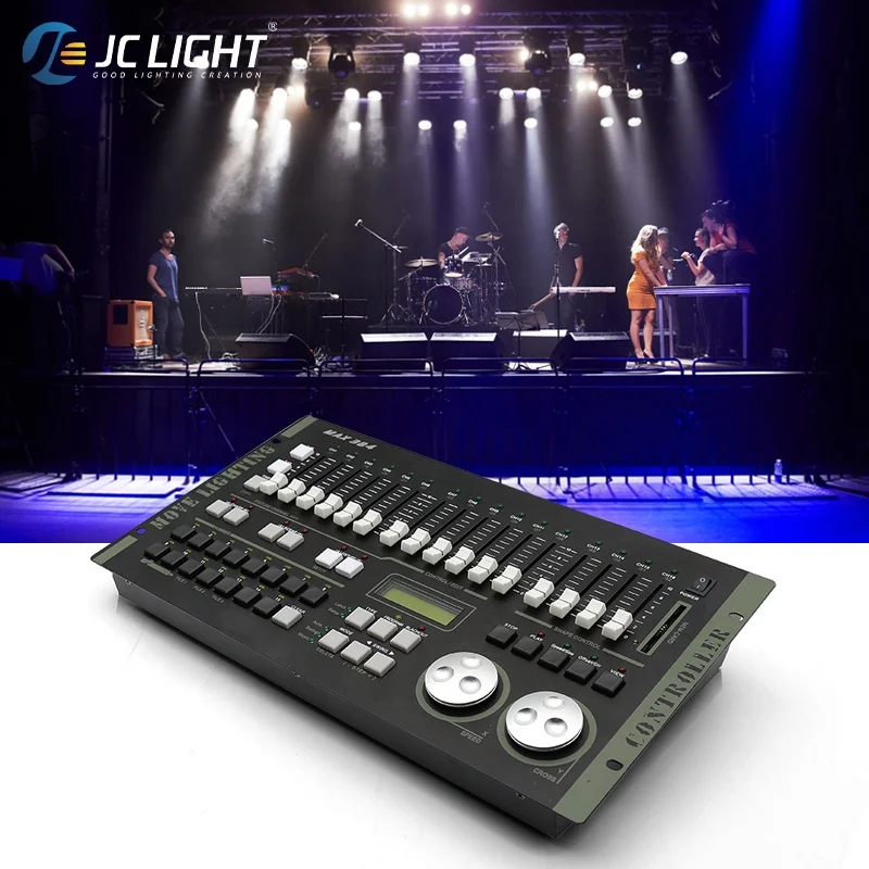 Dj Controller Stage Lights Control Dmx 512 Max 384 Dmx Console Light Controller Mixer for Event