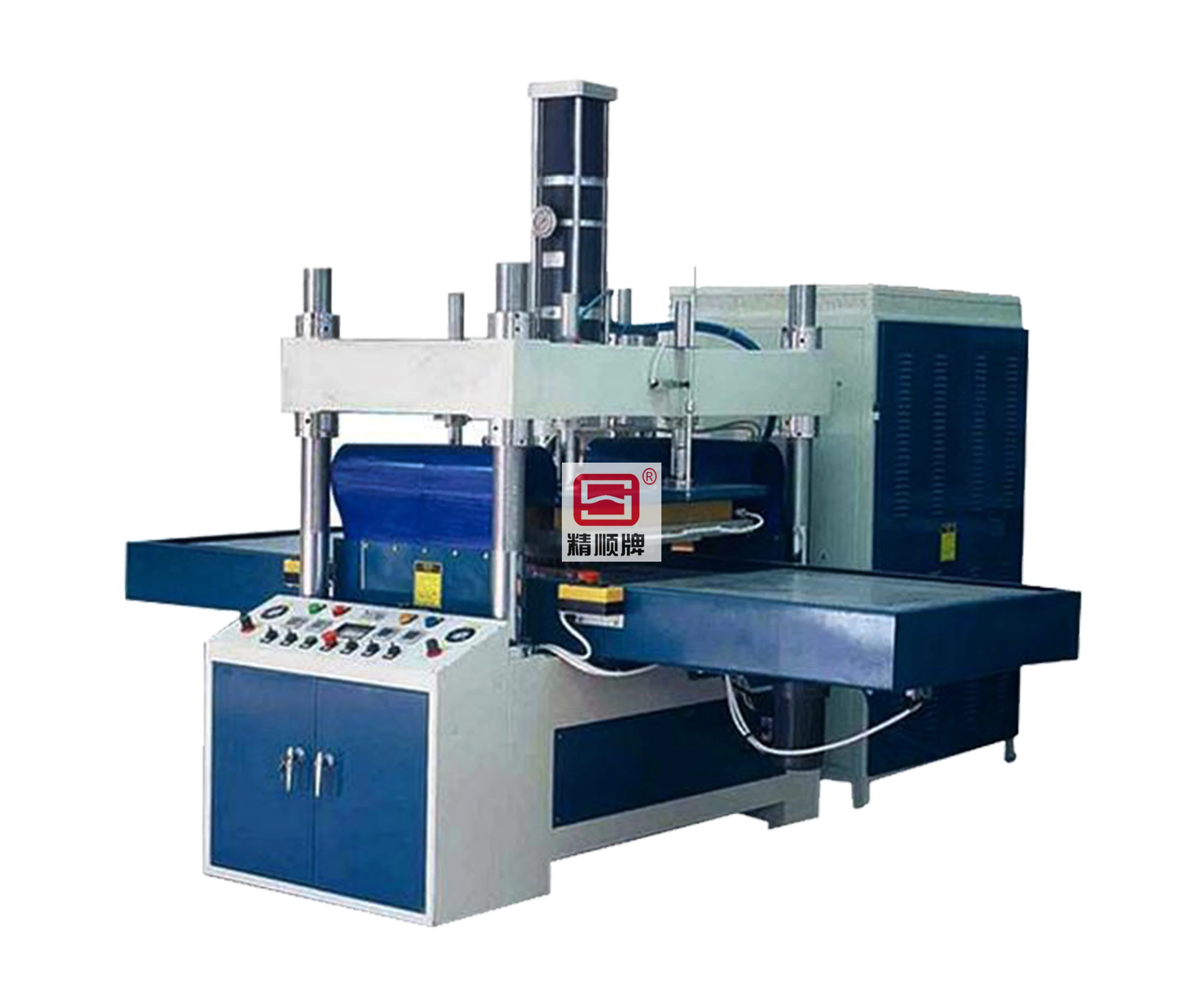 JINGSHUN Push Plate High Frequency Embossing Welding Machine For PVC Rubber Leather Car Mats High Frequency Welding Machine