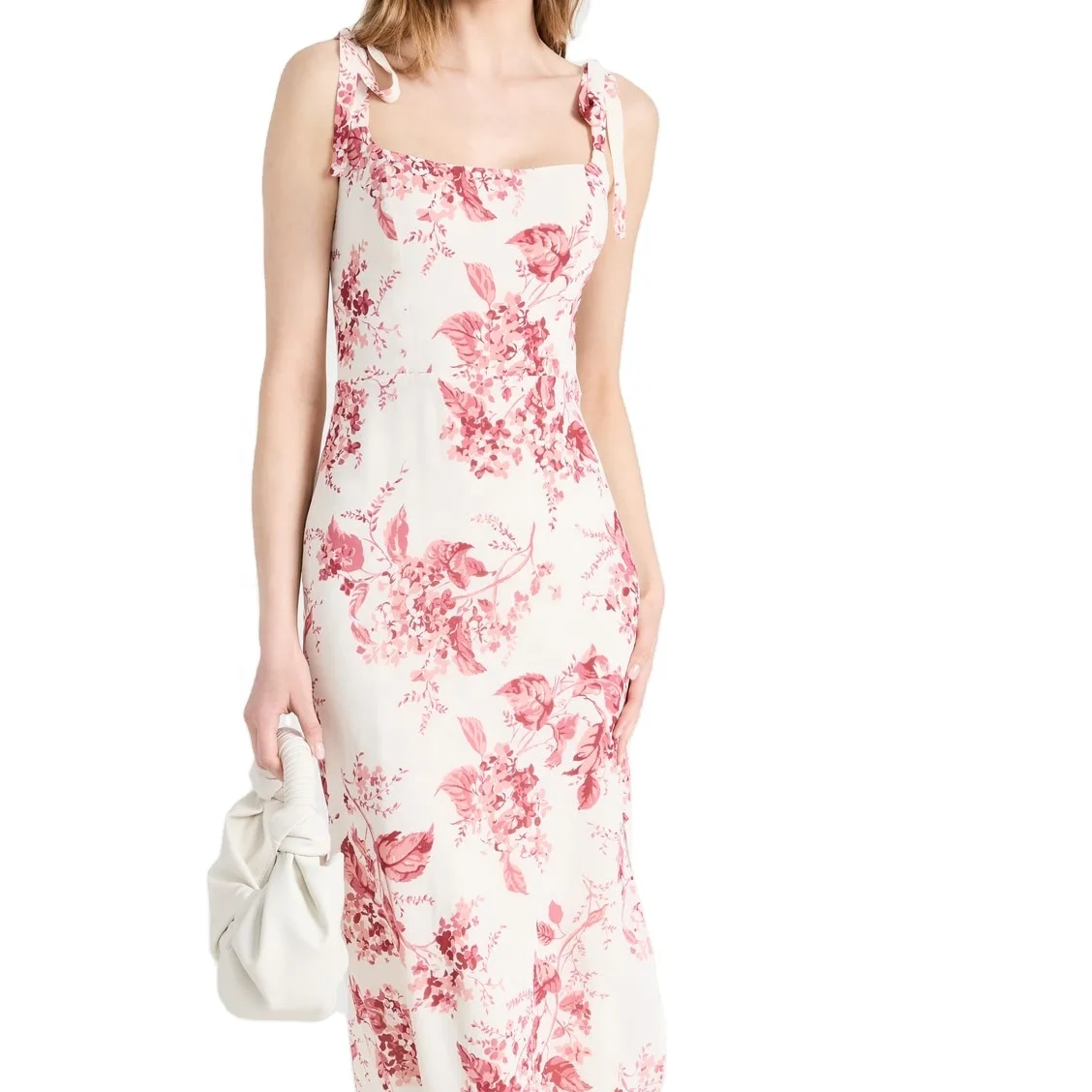 Ladies New Sexy Sleeveless Printed Short Dress Tie String Shoulder Women Dress