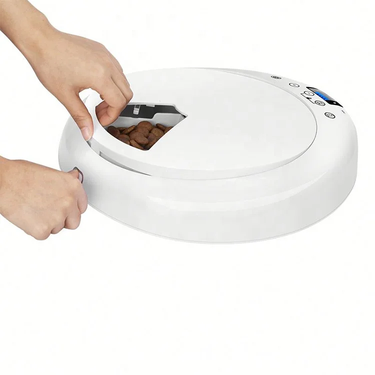 
Six Parts product water dog food dispenser smart pet automatic feeder 