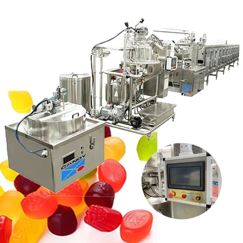 Vitamin gummy soft candy production machine Candy Machinery