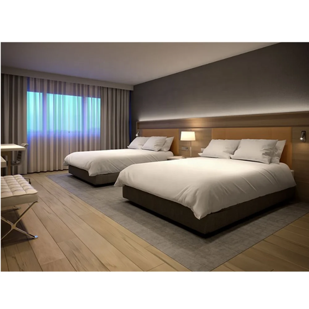 Luxury Hotel Queen Room Furniture Bedroom Set Hotel Headboard bed