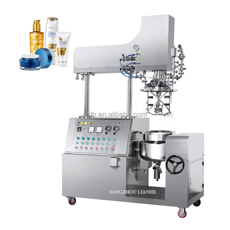 Factory price hydraulic type vacuum emulsifying machine high quality Vacuum defoaming machine for paste production