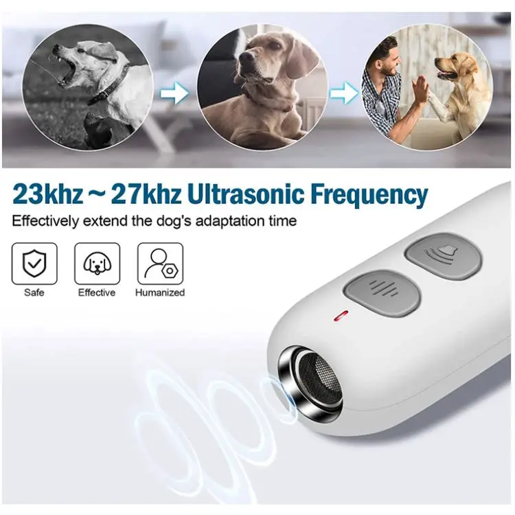 PATPET high quality Ultrasonic Repellent Scarer Deterrent Ultra Dog Ultrasonic Dog Repeller For Pet Dog