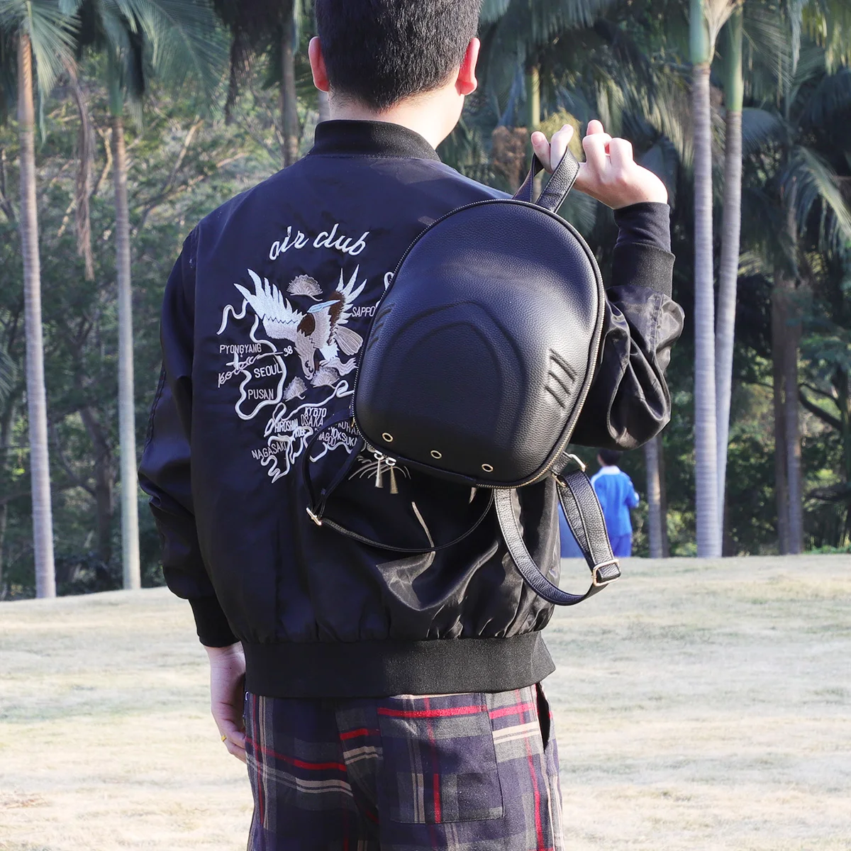 GAODA Custom Logo Eva Hard Hat Carrying Case Baseball Hat Travel Bag, Cap Case With Handle