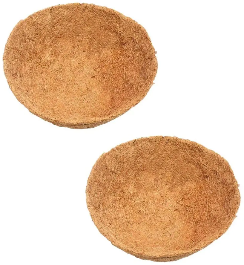 2021 Hot Sale Coco Basket Liner Coco Liner Sheet Garden Coconut Coir Liner Hanging Pot Decorative Round Garden Flower Pot Modern