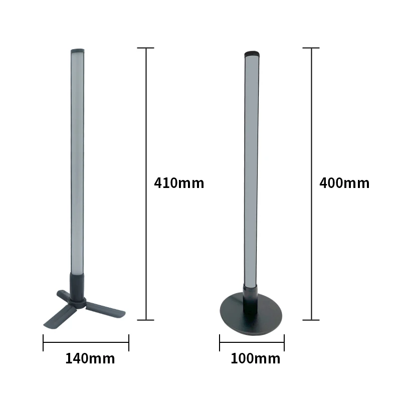 Modern RGBIC LED Desk Lamp Ambient Light Illusion Gaming Music BT Pickup AC Power ABS Material Various Sizes Desktop Use Indoor