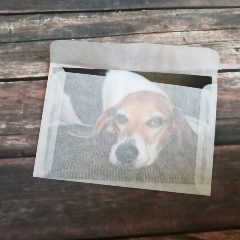 Translucent sulfuric acid paper envelopes beautiful small fresh invitations to receive Western-style envelopes simple frosted