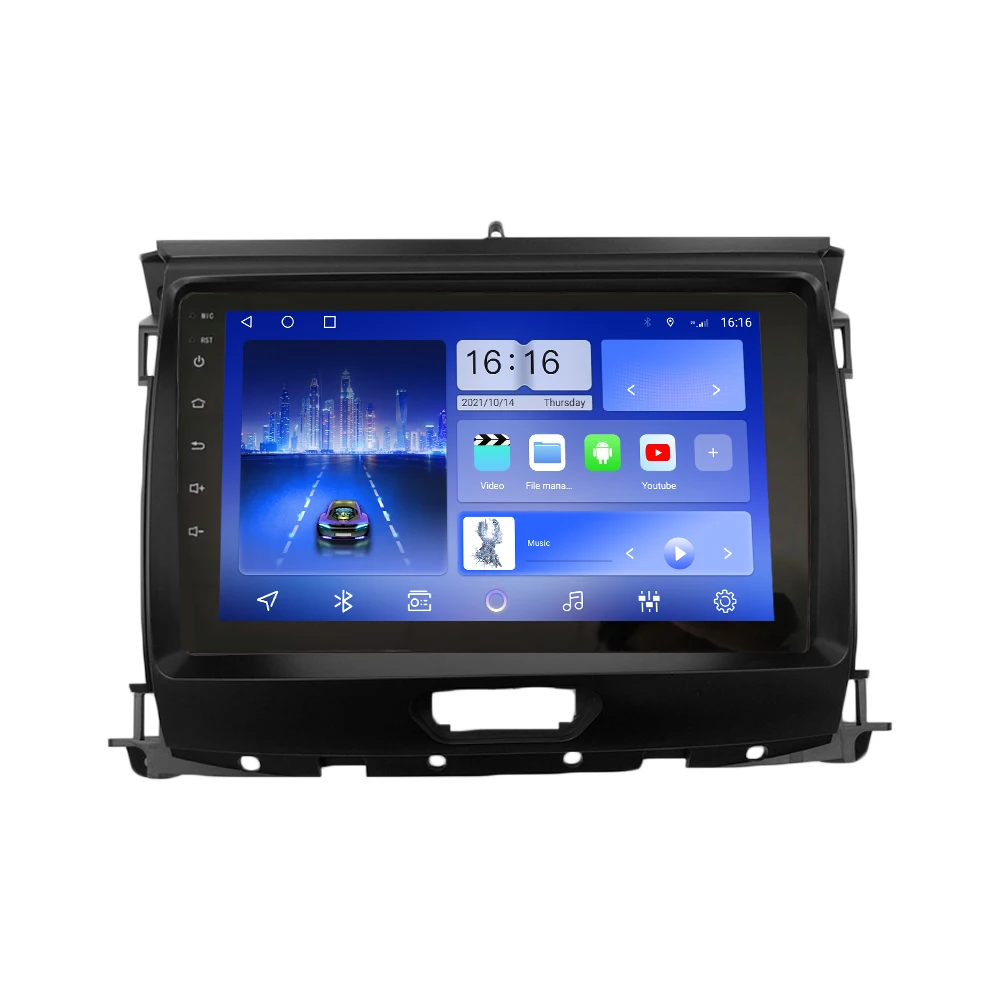 Car Radio For Ford Ranger 2016-2019 2Din Android Autoradio Car Stereo DVD GPS Navigation Player Multimedia Android Auto Carplay