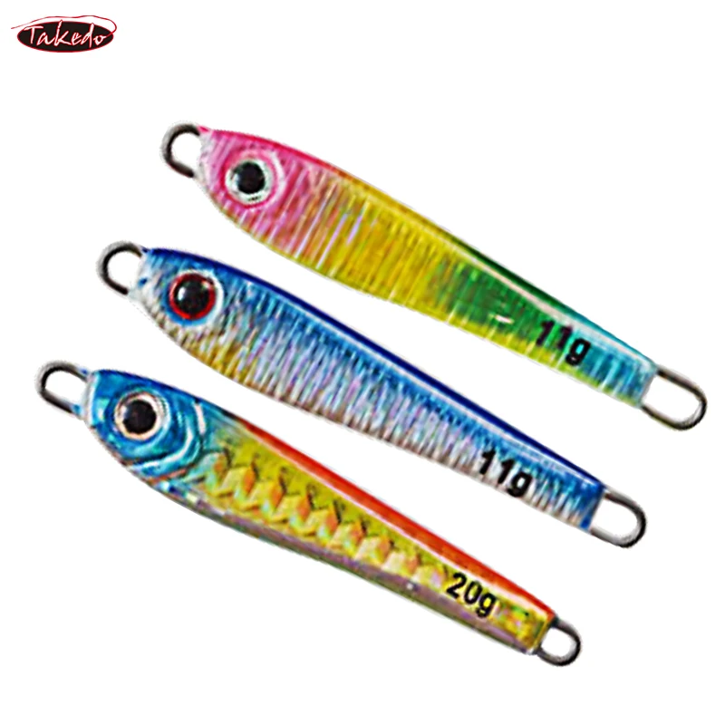TAKEDO LF025 Customized 5g 11g 18g 25g 35g 50g 75g 100g 150g 200g 300g 500g Lead Jig Molds Mackerel Lead Swim Jigs